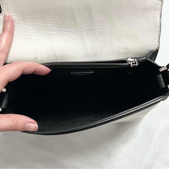 Michael Kors Collection Bag Shoulder Bag Tenby Messenger Blue Black White - Picture 6 of 11